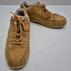 Lugz Tan Suede Leather Sneakers Shoes Size 10.5 Lace Up